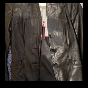 Danier genuine leather blazer
